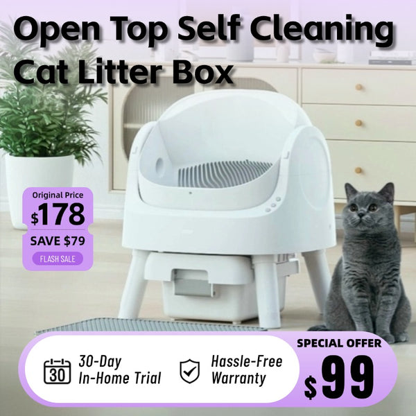 Keep Your Cat Happy & Home Fresh – Automatic Self-Cleaning Litter Box